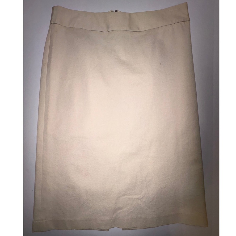 GAP Stretch Beige Pencil Skirt Business Casual Knee Length Size‎ 4
